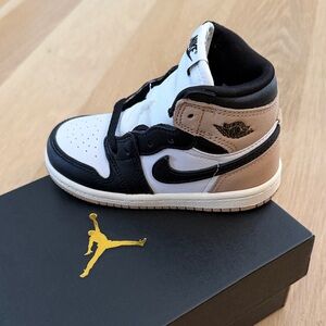 Jordan 1 Nike Retro High OG (TD) Black/Legend MD Brown-White